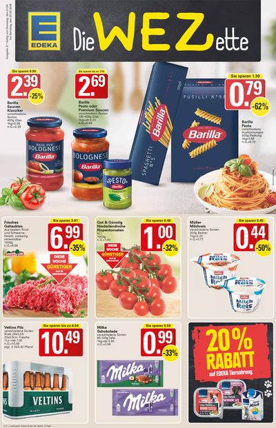 Angebote von Supermärkte in Hüllhorst | Top-Deals für alle Kunden in wez | 16.5.2024 - 30.5.2024