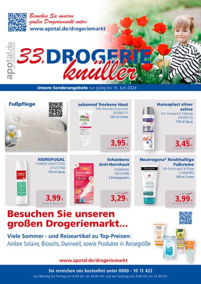Angebote von Drogerien und Parfümerie in Osterholz-Scharmbeck | 33. Drogerie Knüller in Apotal | 16.5.2024 - 15.6.2024
