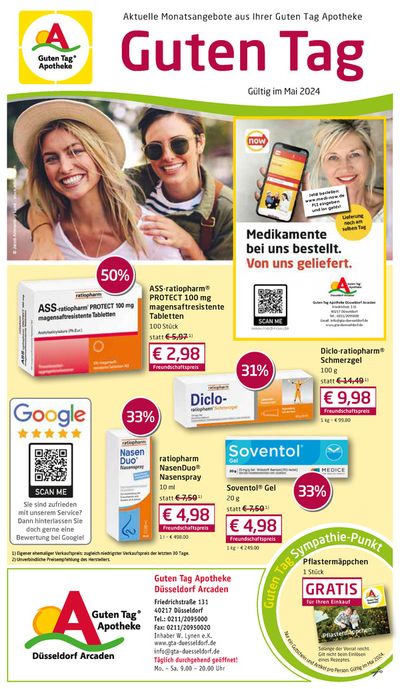 Angebote von Drogerien und Parfümerie in Bergisch Gladbach | Guten Tag in Guten Tag Apotheke | 16.5.2024 - 31.5.2024