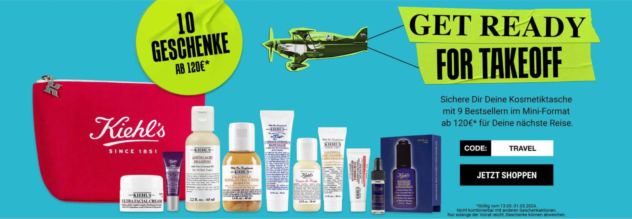 Kiehl's Katalog in Hannover | Get Ready For Takeof | 16.5.2024 - 31.5.2024