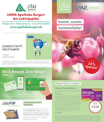 Angebote von Drogerien und Parfümerie in Bergisch Gladbach | Angebote Linda Apotheken in Linda Apotheken | 16.5.2024 - 31.5.2024