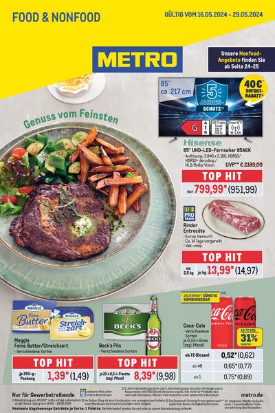 Metro Katalog in Leverkusen | Food-NonFood | 16.5.2024 - 29.5.2024
