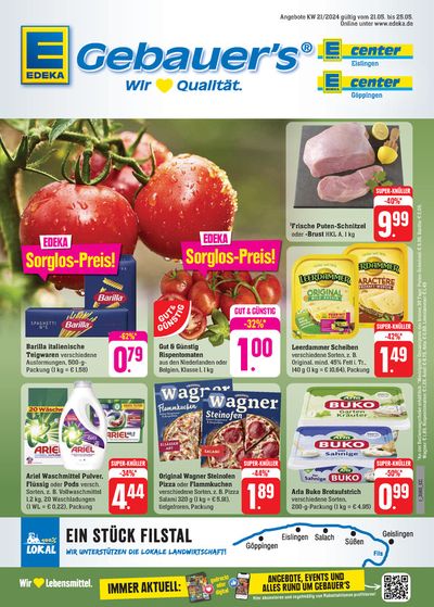 Angebote von Supermärkte in Göppingen | Unsere besten Schnäppchen in Gebauer's | 21.5.2024 - 25.5.2024