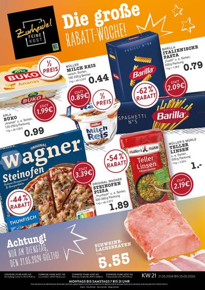 Angebote von Supermärkte in Bottrop | Wochenangebote EDEKA Gladbeck in Edeka Zurheide | 19.5.2024 - 2.6.2024