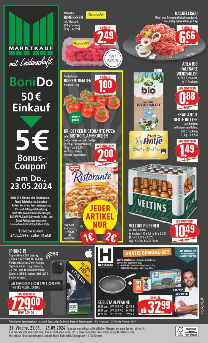 Marktkauf Katalog in Bielefeld | Top-Angebote für alle Schnäppchenjäger | 19.5.2024 - 2.6.2024