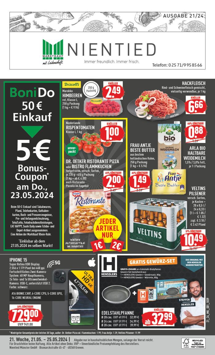 Marktkauf Katalog in Greven (Steinfurt) | Jetzt sparen mit unseren Deals | 19.5.2024 - 2.6.2024