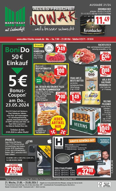 Marktkauf Katalog in Dortmund | Neue Angebote zum Entdecken | 19.5.2024 - 2.6.2024