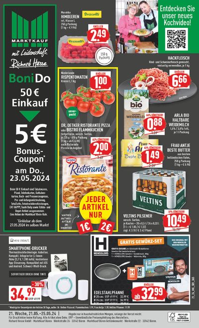 Marktkauf Katalog in Paderborn | Große Auswahl an Angeboten | 19.5.2024 - 2.6.2024