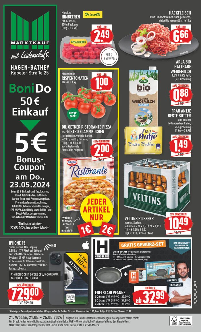 Marktkauf Katalog in Dortmund | Attraktive Sonderangebote für alle | 19.5.2024 - 2.6.2024