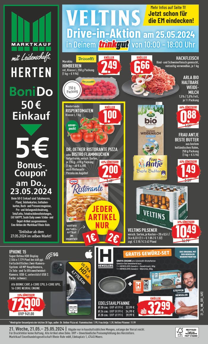 Marktkauf Katalog in Herten | Exklusive Schnäppchen | 19.5.2024 - 2.6.2024