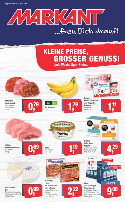 Angebote von Supermärkte in Kiel | Markant flugblatt in Markant | 19.5.2024 - 2.6.2024