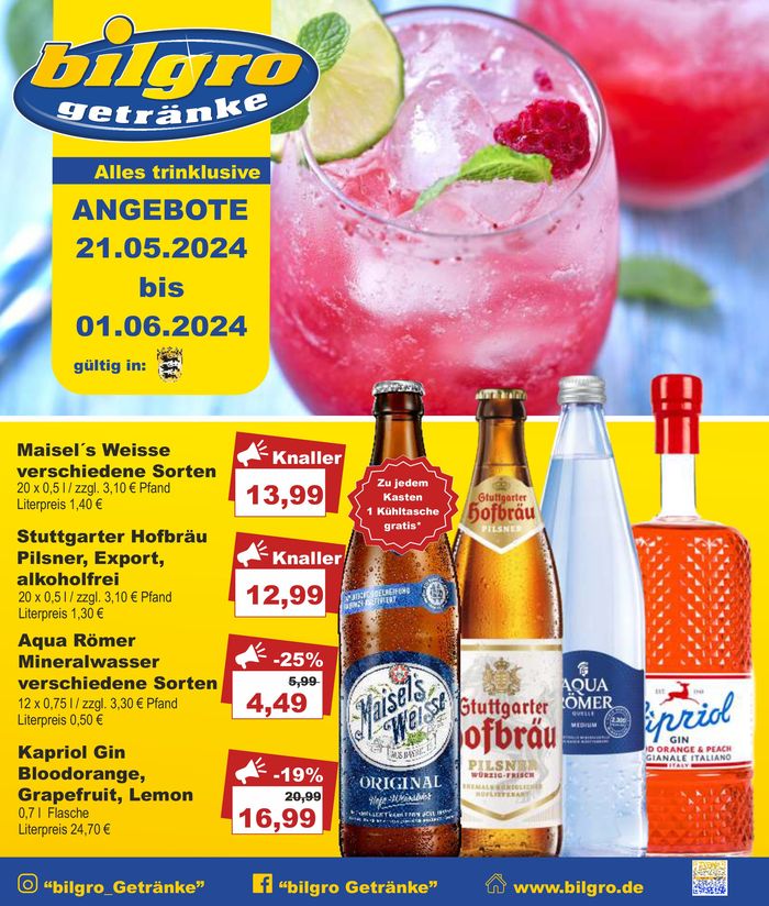 Bilgro Katalog in Magstadt | Bilgro flugblatt | 21.5.2024 - 1.6.2024