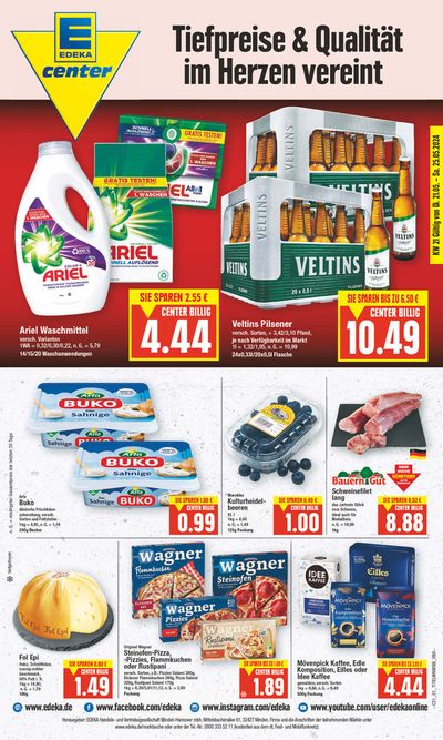 Angebote von Supermärkte in Cottbus | Aktuelle Schnäppchen und Angebote in EDEKA | 19.5.2024 - 25.5.2024