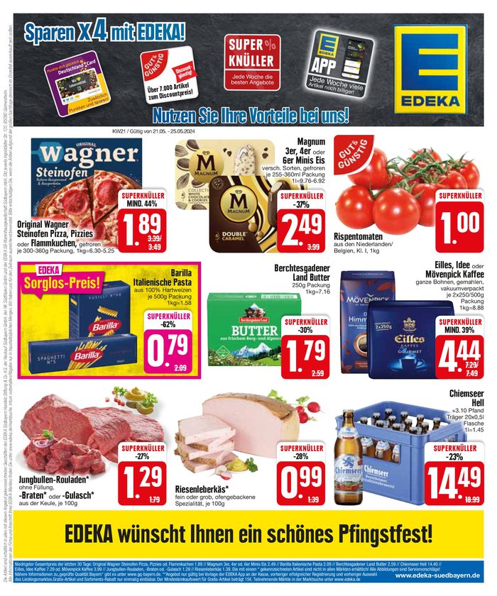 EDEKA Katalog in Landshut | Top-Angebote für Sparfüchse | 19.5.2024 - 25.5.2024