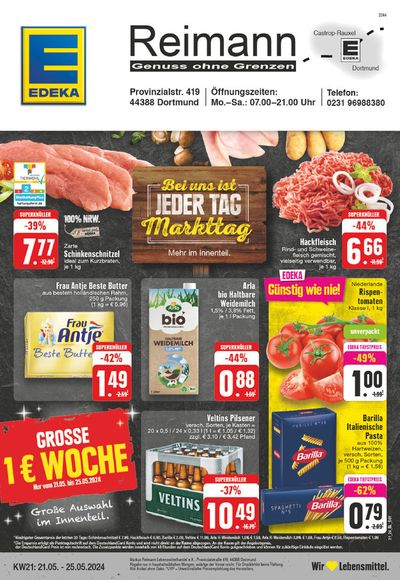 Angebote von Supermärkte in Castrop-Rauxel | Sonderangebote für Sie in EDEKA | 19.5.2024 - 25.5.2024