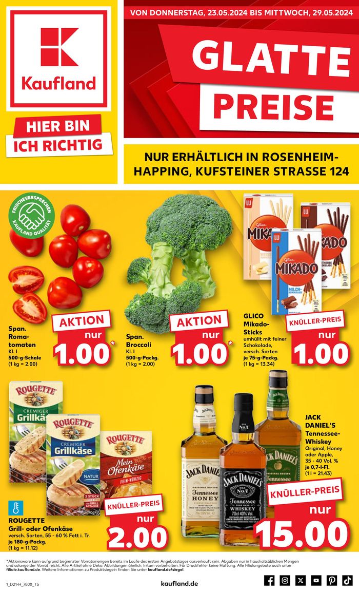 Kaufland Katalog in Rosenheim | Top-Deals und Rabatte | 19.5.2024 - 29.5.2024