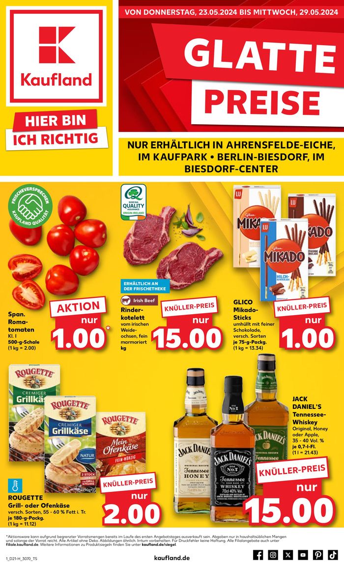 Kaufland Katalog in Berlin | Unsere besten Deals für Sie | 19.5.2024 - 29.5.2024