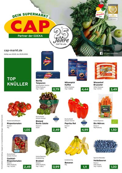 Angebote von Supermärkte in Reutlingen | Top-Angebote für Sparfüchse in CAP Markt | 21.5.2024 - 25.5.2024