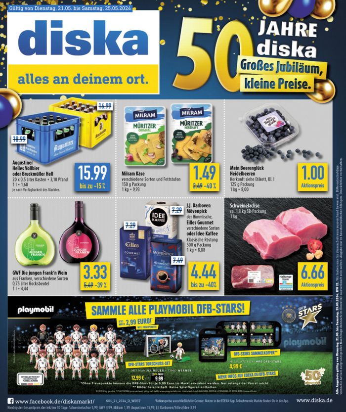 diska Katalog in Königswartha | Neue Angebote zum Entdecken | 21.5.2024 - 4.6.2024