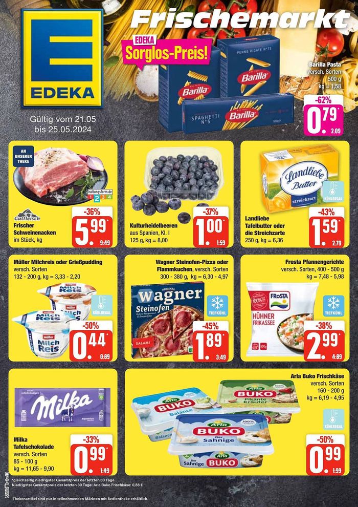 Edeka Frischemarkt Katalog in Köln | Edeka Frischemarkt flugblatt | 21.5.2024 - 25.5.2024