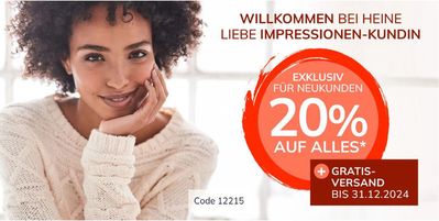 Angebote von Kaufhäuser in Monheim am Rhein | Impressionen Coupon in IMPRESSIONEN | 21.5.2024 - 31.12.2024