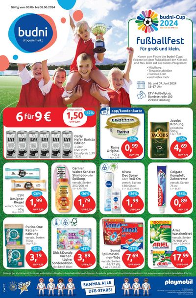 Angebote von Drogerien und Parfümerie in Quickborn (Pinneberg) | Exklusive Schnäppchen in Budni | 3.6.2024 - 8.6.2024