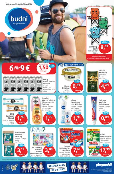 Angebote von Drogerien und Parfümerie in Quickborn (Pinneberg) | Rabatte und Aktionen in Budni | 3.6.2024 - 8.6.2024