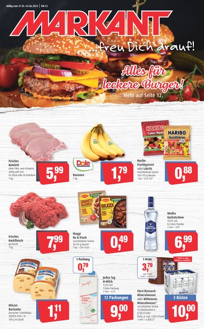 Angebote von Supermärkte in Kaltenkirchen | Unsere besten Schnäppchen in Markant | 26.5.2024 - 9.6.2024