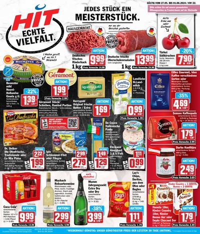 Angebote von Supermärkte in Dachau | Hit Markt KW 22/2024Siegburg in Hit Markt | 26.5.2024 - 9.6.2024
