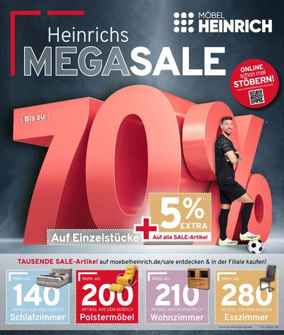 Angebote von Möbelhäuser in Friedrichshafen | Möbel Heinrich flugblatt in Möbel Heinrich | 27.5.2024 - 23.6.2024