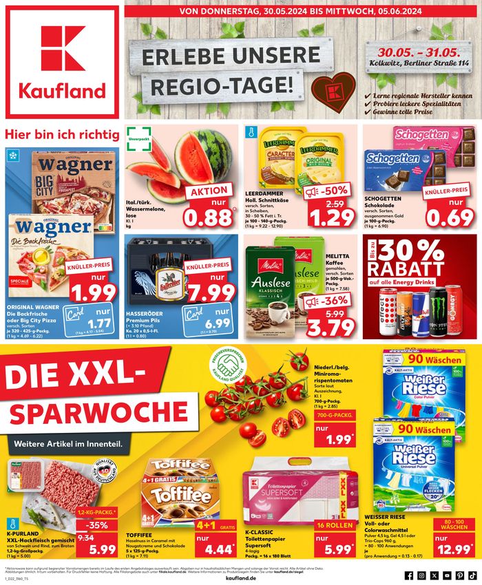 Kaufland Katalog in Cottbus | Top-Deals und Rabatte | 26.5.2024 - 5.6.2024