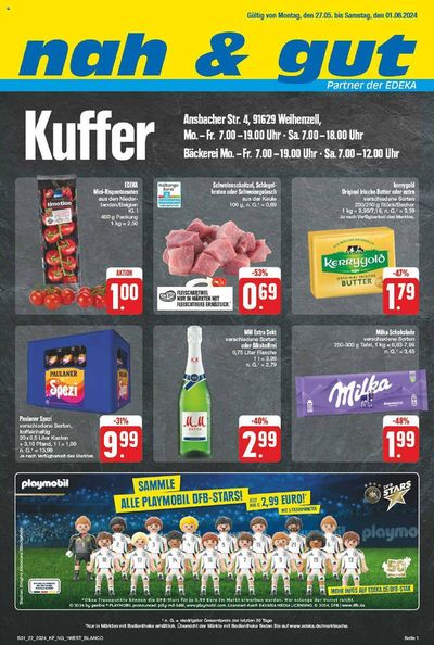 Angebote von Supermärkte in Bad Mergentheim | nah & gut flugblatt in nah & gut | 28.5.2024 - 11.6.2024