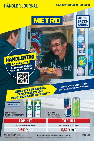 Angebote von Supermärkte in Duisburg | Händler Journal in Metro | 29.5.2024 - 12.6.2024