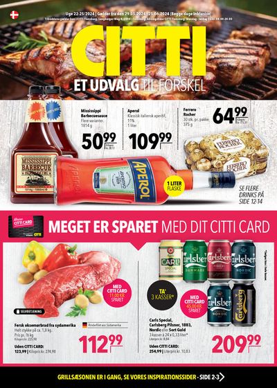 Angebote von Supermärkte in Flensburg | Dänemark-Werbung in CITTI Markt | 29.5.2024 - 25.6.2024