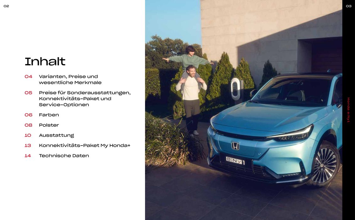 Honda Katalog in Hannover | Honda e:Ny1 PREISE, AUSSTATTUNG, TECHNISCHE DATEN | 1.6.2024 - 1.6.2025