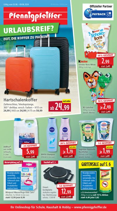 Angebote von Kaufhäuser in Rostock | Unser aktuelles Pfennigpfeiffer-Prospekt in Pfennigpfeiffer | 3.6.2024 - 9.6.2024