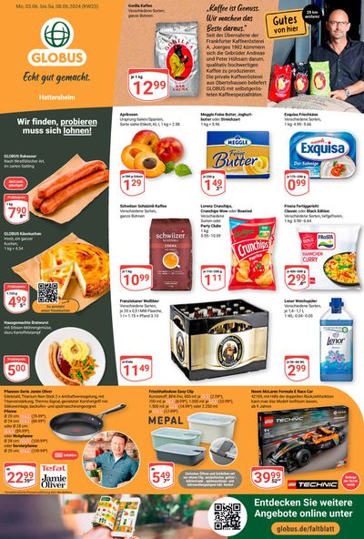 Angebote von Supermärkte in Kriftel | Sonderangebote für Sie in Globus | 3.6.2024 - 8.6.2024