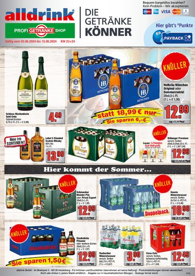 Profi Getränke Katalog in Mainz | Top-Deals für alle Kunden | 2.6.2024 - 15.6.2024