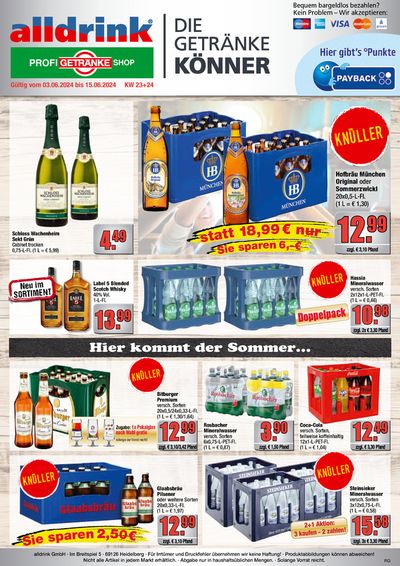 Angebote von Supermärkte in Worms | Top-Angebote für Sparfüchse in Profi Getränke | 2.6.2024 - 15.6.2024