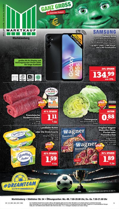 Angebote von Supermärkte in Markranstädt | Unsere besten Angebote für Sie in Marktkauf | 3.6.2024 - 8.6.2024