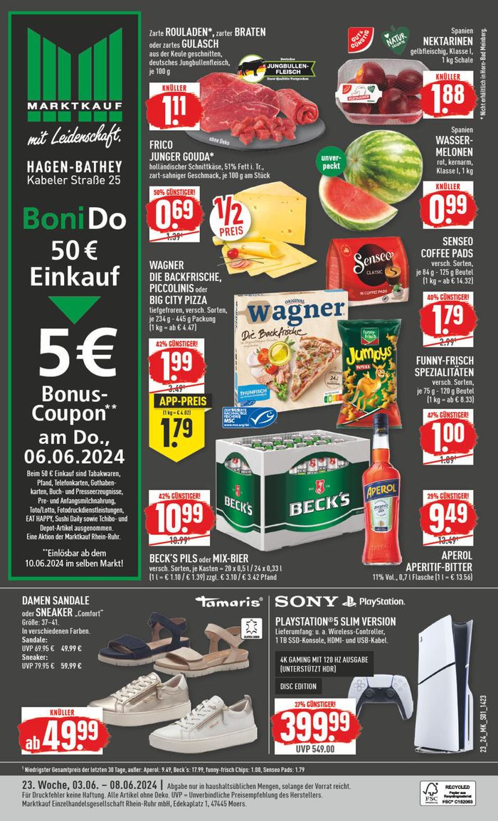 Marktkauf Katalog in Hagen | Jetzt sparen mit unseren Deals | 2.6.2024 - 16.6.2024