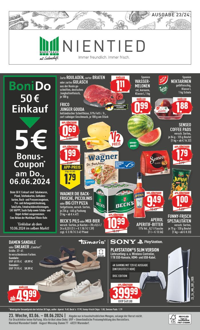 Marktkauf Katalog in Warendorf | Tolles Angebot für Schnäppchenjäger | 2.6.2024 - 16.6.2024