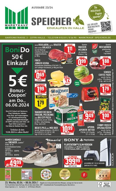 Angebote von Supermärkte in Halle (Westf) | Aktuelle Sonderaktionen in Marktkauf | 2.6.2024 - 16.6.2024