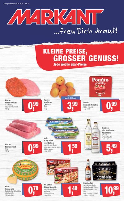 Angebote von Supermärkte in Kaltenkirchen | Markant flugblatt in Markant | 2.6.2024 - 16.6.2024