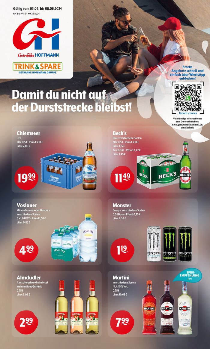 Trink und Spare Katalog in Duisburg | Trink und Spare flugblatt | 3.6.2024 - 8.6.2024