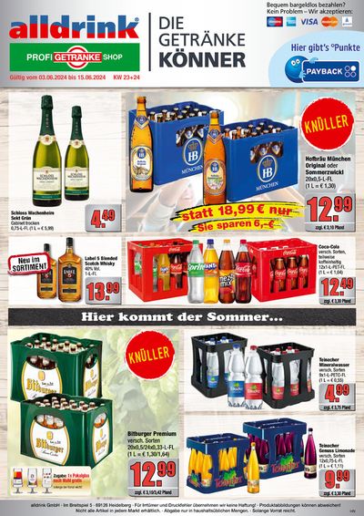 alldrink Katalog in Goldbach (Unterfranken) | Unsere besten Angebote für Sie | 2.6.2024 - 15.6.2024