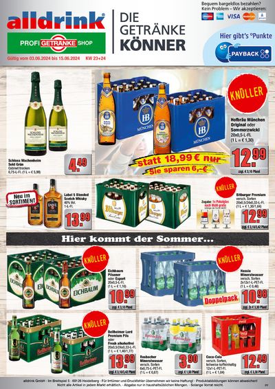 alldrink Katalog in Lampertheim | Exklusive Deals für unsere Kunden | 2.6.2024 - 15.6.2024