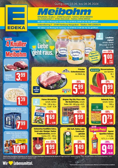 Angebote von Supermärkte in Flensburg | Große Auswahl an Angeboten in EDEKA | 2.6.2024 - 8.6.2024