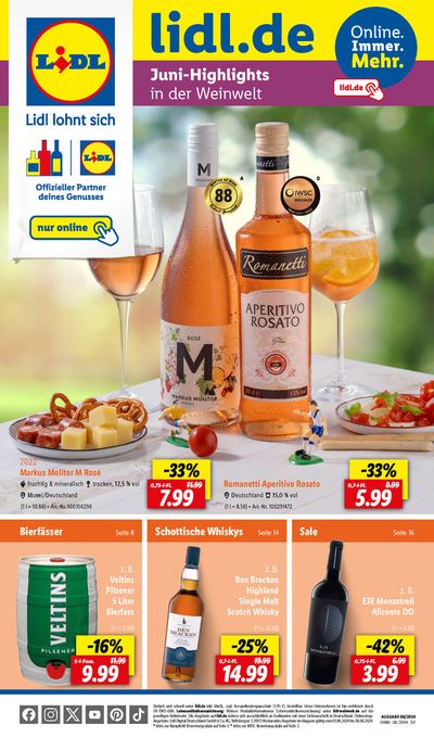 Angebote von Supermärkte in Böblingen | Top-Deals für alle Kunden in Lidl | 1.6.2024 - 30.6.2024
