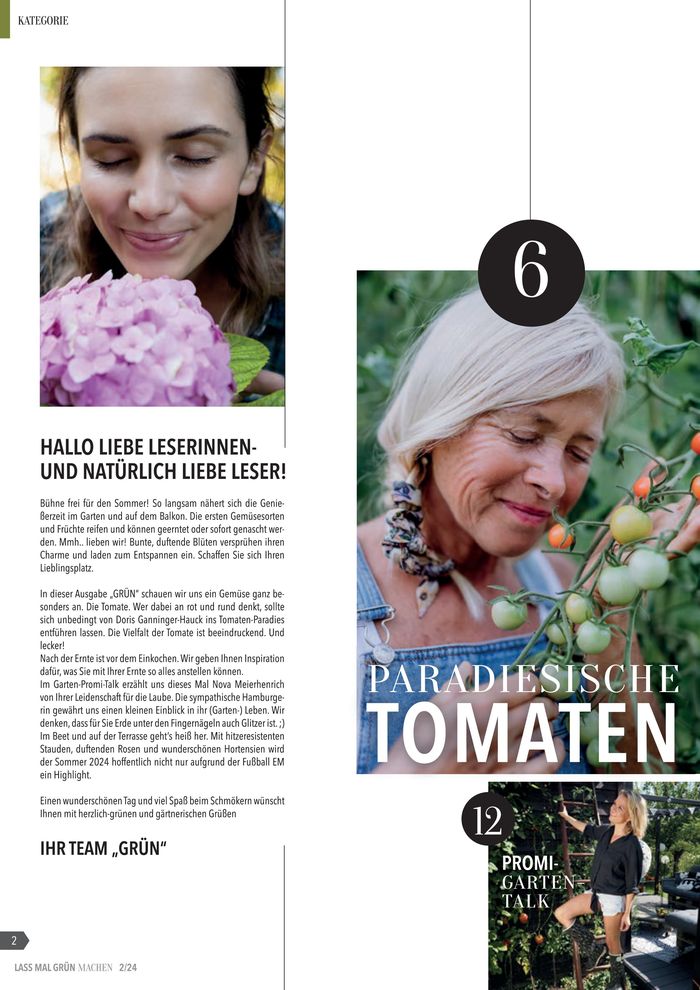 Gartenland Würstle Katalog | Lass Mal Grün Machen | 5.6.2024 - 31.8.2024